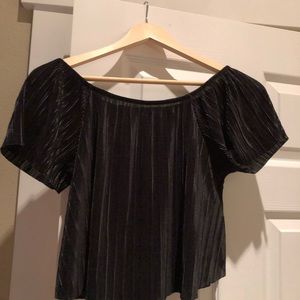 Misguided off the shoulder ripped top